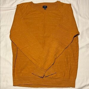 J. Crew Men's Mustard Crewneck Sweater